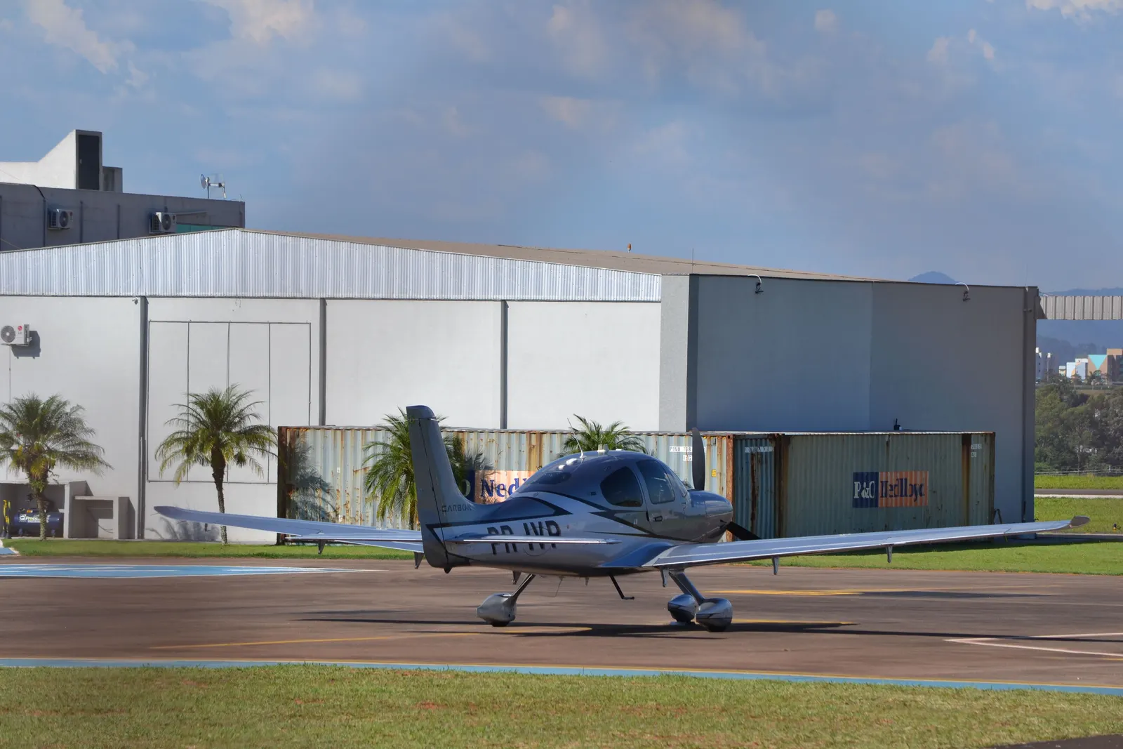 Light aircraft and airfield equipment